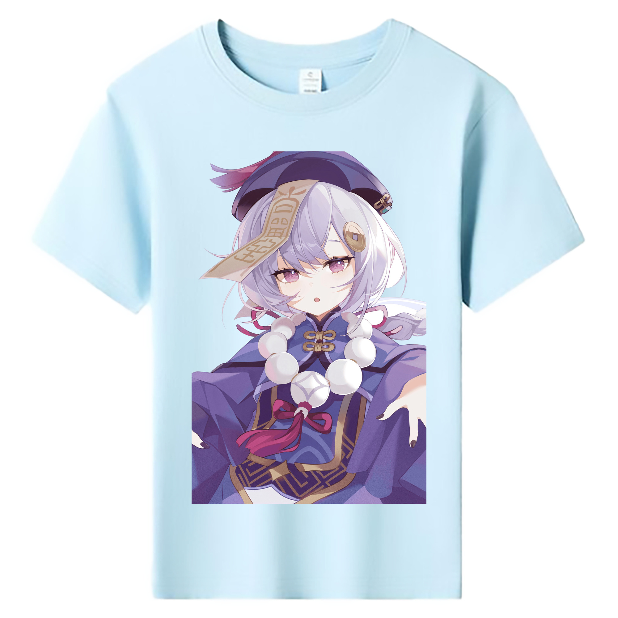 げんし神 七七 なな  genshin Nana 綿100％キッズTシャツ（フロントプリント）
